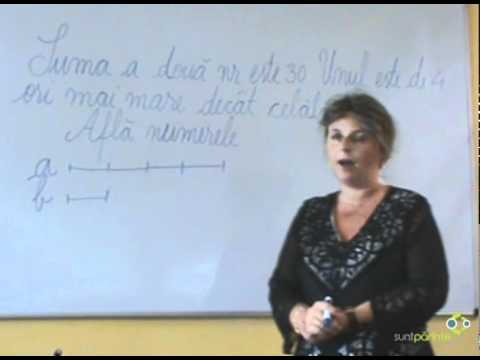 Rezolvarea problemelor cand se cunoaste suma si raportul partea 1