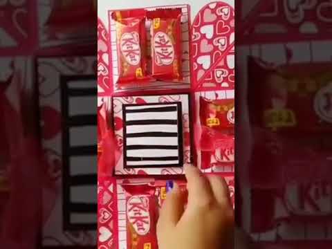 Kitkat chocolate explosion box | Christmas gift ideas | surprise gf on her birthday