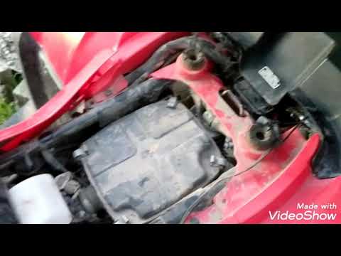 Honda Rancher 420 spark plug change
