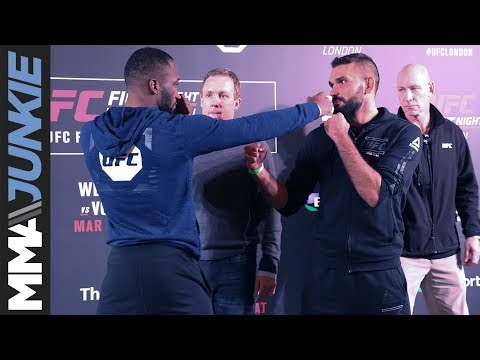 UFC Fight Night 127 fighter staredowns from London