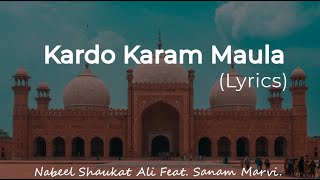 Kardo Karam Maula - Lyrics  Nabeel Shaukat Ali fea