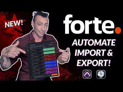 New Forte AI FMusic: Automated Mix Prep & Bounces With 1 CLICK!
