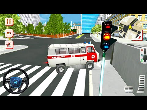 Emergency Ambulance 911 Driver Sim - Slow Hospital Truck - Android Gameplay