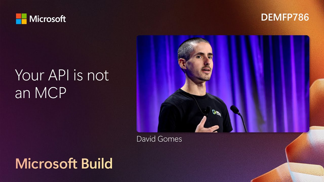 Your API is not an MCP | DEMFP786