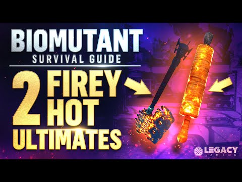 Biomutant - Two Ultimate Weapons You Don't Want To Miss! (Rolling Pin / One-Handed Axe)