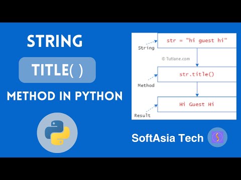Mm Mastering Python Strings With Title Method