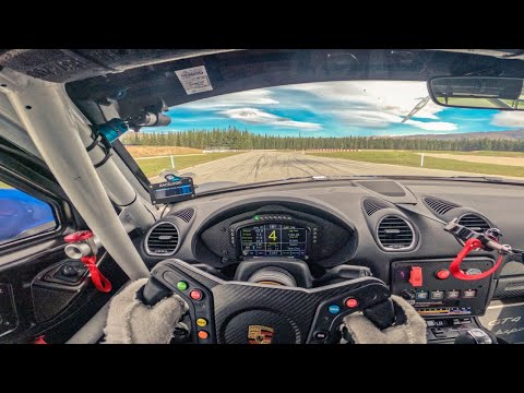 Porsche GT4 RS Clubsport lap around Highlands Motorsport Park