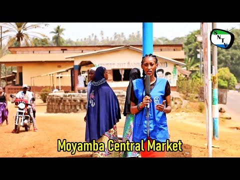 Moyamba Central Market - Sierra Leone Provincial District Tour