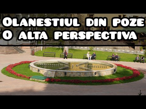 Centrul Statiunii Baile Olanesti realizat din poze o alta perspectiva