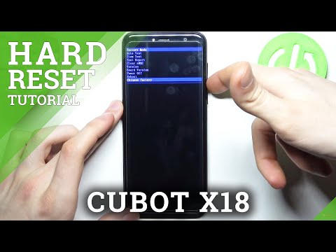 How to Master Reset in CUBOT X18 – Wipe Data using Factory Mode