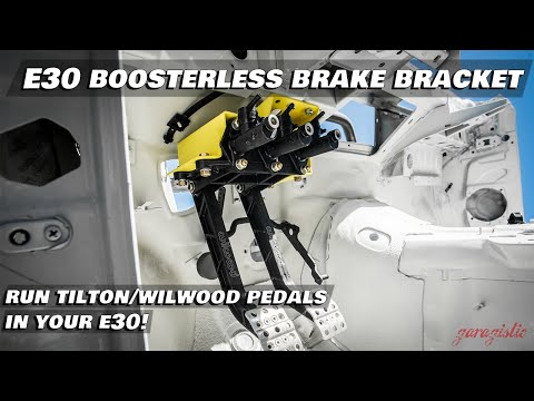 E30 Boosterless Brake Bracket Overview & Install