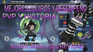 SONIC ANÁLISIS(REVIEW) EQUIPOS+ PVP/ONE PUNCH MAN ROAD TO HERO 2.0