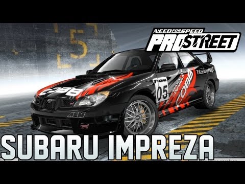 NEED FOR SPEED PROSTREET SPEEDPAINT - Subaru Impreza WRX STI (FullHD) / Lets Play NFS ProStreet