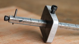 Make A Marking Gauge For Wood And Metal || DIY Marking Tool
