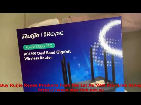 RG-EW1200G PRO Open Box Video