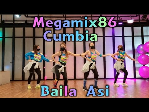 @zumbajini Megamix 86 Cumbia Baila Asi choreo by jini 부산줌바 줌바댄스 지니줌바크루 창작안무 zumba 에스휘트니스