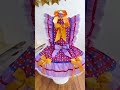Fantasia Infantil Junino Lilás Xadrez Colorido Festas