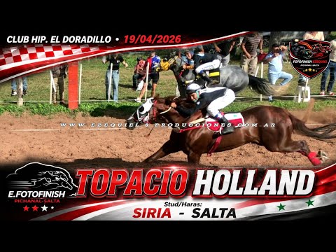 1°TOPACIO  2°DIAMANTE NEGRO Club Hipico El Doradillo Las Lajitas-Salta Dom 19 de Abril 2026