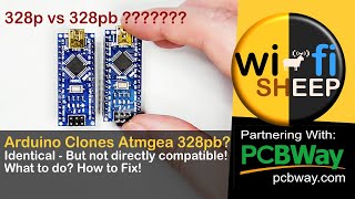 8-bit Arduino Clones: Atmega 328pb? How to fix computability issues!