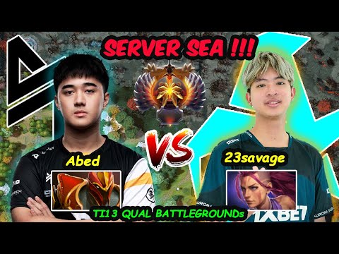 Abed vs 23savage : Aurora Blacklist TI13 SEA QUAL BATTLEGROUNDS RANKED Dota 2