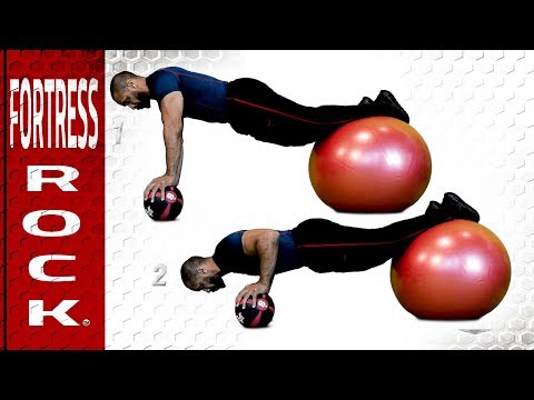 Chest Push Up 1 Med Ball Stability Ball