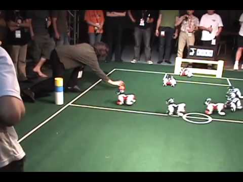 Northern Bites vs. GermanTeam -- Four-Legged League Test Match, RoboCup 2007