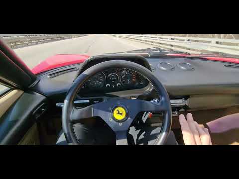 1983 Ferrari 308 GTS Quattrovalvole running and driving demonstration