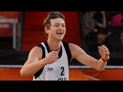 Gabathuler/Gerson (SUI) vs. Rodriguez-Bertran/Haddock (PUR) - Den Haag Men World Championships 2015