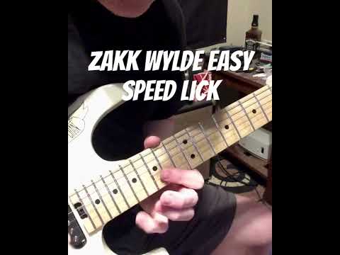 Play Guitar Faster - Zack Wylde Lick #zakkwylde #guitarlesson