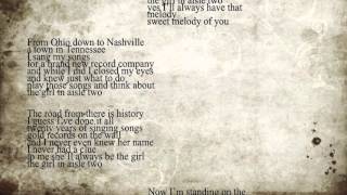 Tom Scullin Lyrics (Music Lost):  "The girl in Aisle Two"