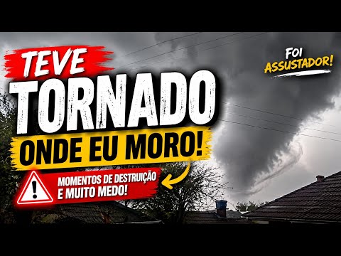 TEVE TORNADO NO INTERIOR DE PEDRO OSÓRIO! 😱 | 06/08