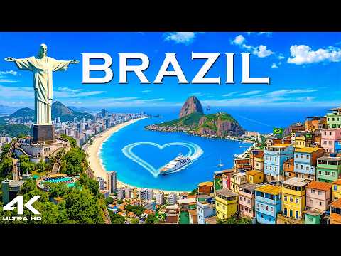 Brazil 🇧🇷 4K | Rio's Vibrant Coastline, Mountains & Why Everyone Dreams of This