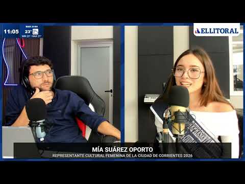 Mía Suárez Oporto - Representante Cultural femenina de la ciudad de Corrientes