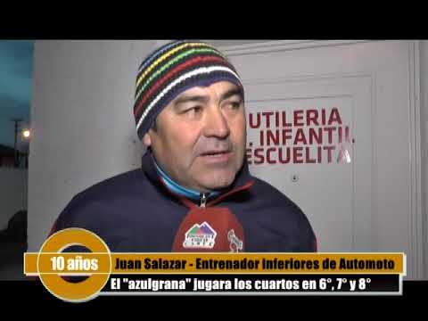 2017 08 22 // INFERIORES DE AUTOMOTO JUEGAN LOS CUARTOS DE FINAL: JUAN SALAZAR (DT)