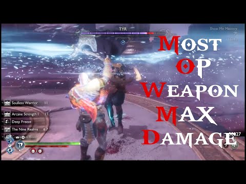 The Best Build To Destroy Tyr - God of War Ragnarok Valhalla (Show Me Mastery)