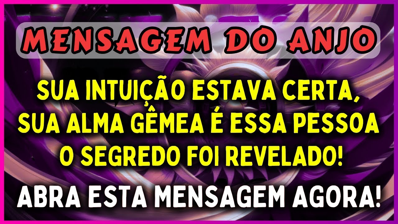 ❤️SUA INTUIÇÃO ESTAVA CERTA, SUA ALMA GÊMEA É ESSA PESSOA | O SEGREDO FOI REVELADO! 💕