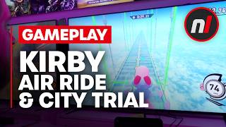 NEW Kirby Air Riders Gameplay - Air Ride & City Trial