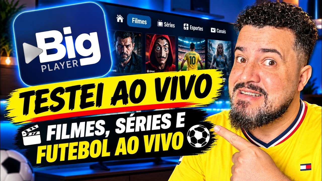 🔥 BIG PLAYER: COMO BAIXAR, CONFIGURAR E LIBERAR MILHARES DE CONTEÚDOS!