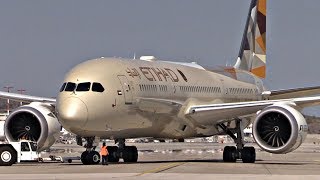 Download lagu Etihad 787-9 Pushback & Takeoff from Athens & Emirates 777-300! | Plane Spotting Close Views mp3