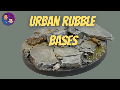 40k Urban Rubble Bases