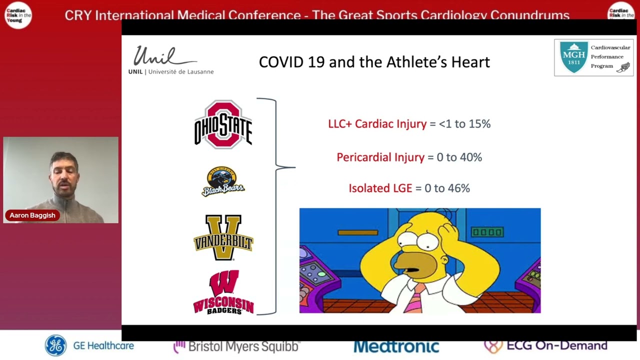 COVID 19 infection and the athletic heart; Should we be worried  - Dr Aaron Baggish