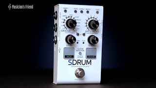 Video thumbnail for DigiTech SDRUM Auto-Drummer Pedal with BeatScratch Pads by Musician's Friend