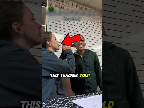 What was their reaction when their teacher told them to smile if they wanted a new teacher?🤯🤔