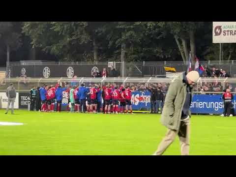 1. FC Bocholt - Wuppertaler SV 1:3 (nach dem Spiel am WSV-Fanblock)