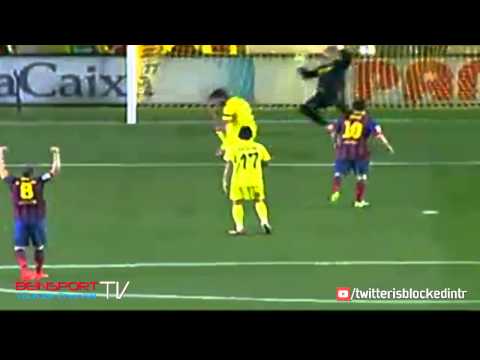 Villarreal vs Barcelona 2-3 Mateo Pablo Musacchio Own Goal 27/04/2014 HD