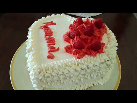 Torta cuore di mamma senza stampo