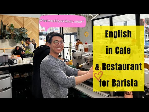 Inglês para Barista em Café e Restaurante