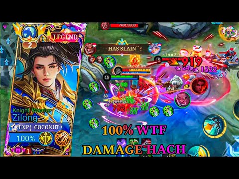 TOP GLOBAL ZILONG BEST BUILD 2024 WTF FULL DAMAGE SOLO RANGER MLBB