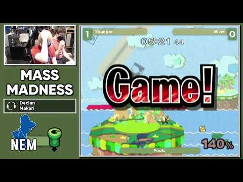 Mass Madness 37 SSBM - Younger (Falco) vs. Silver (Fox) - Melee WR4