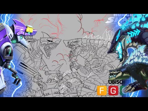 Mechajira VS Sharkjira Version 2 (Prediction) by Lucas Rodrigues part 2